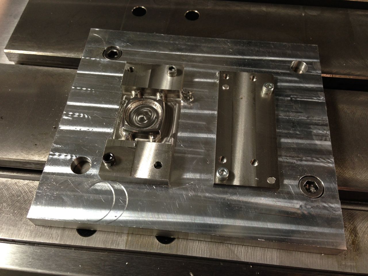 machining on my fixture plate